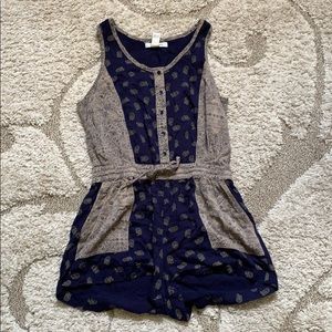 Anthropologie Life Progress Small Paisley Romper